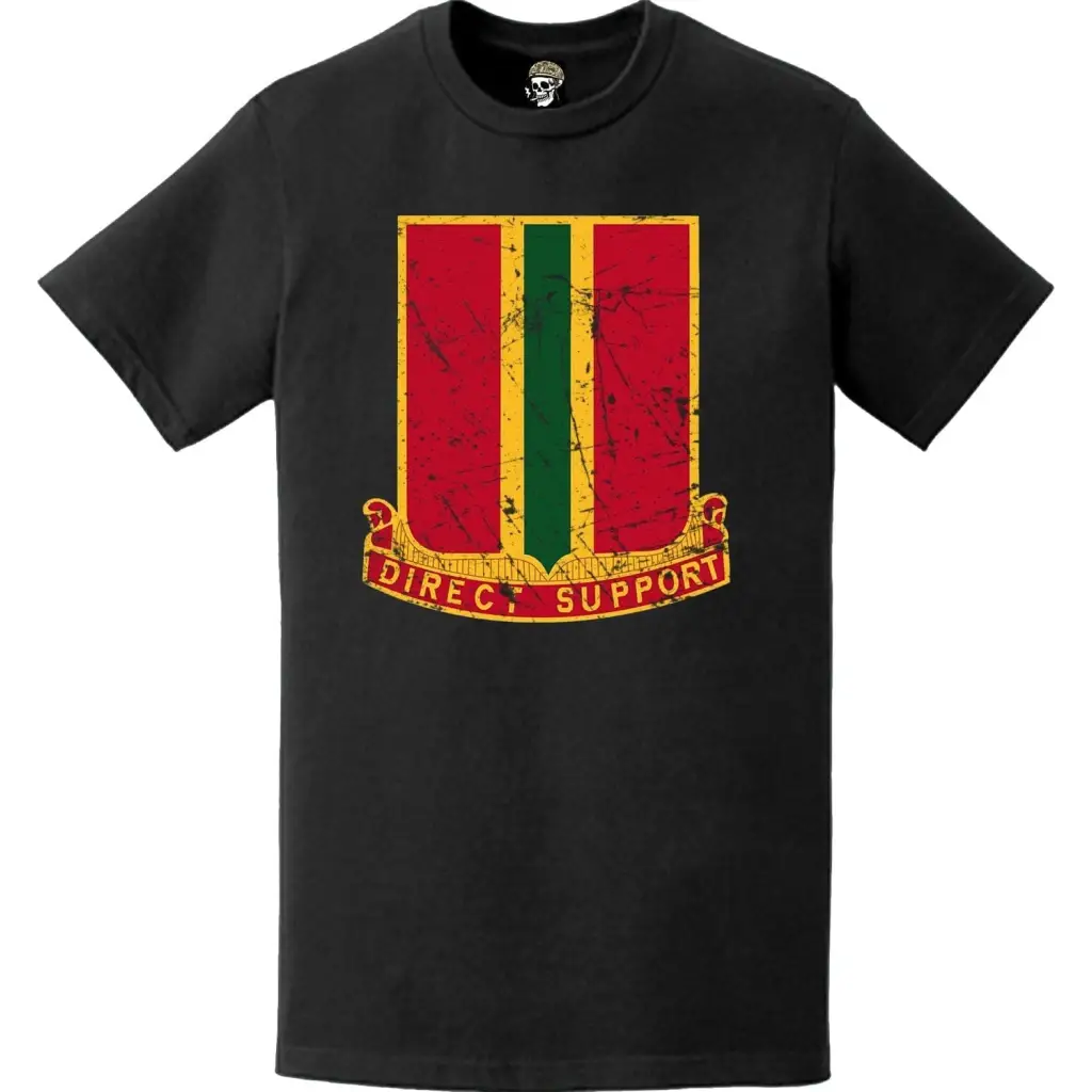 Distressed 637th Field Artillery Battalion T-Shirt Tactically Acquired   