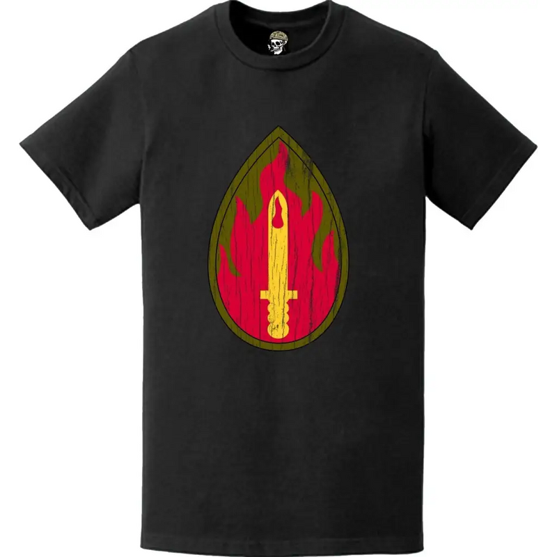 Distressed 63rd Infantry Division (63rd ID) SSI Logo Crest T-Shirt