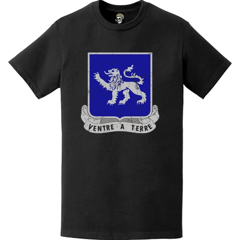 Distressed 68th Armor Regiment Logo Emblem Crest T-Shirt