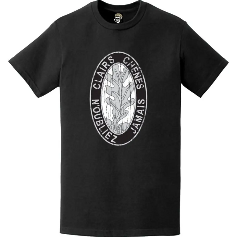 Distressed 6th Engineer Battalion Logo Emblem T-Shirt