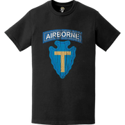 Distressed 71st Airborne Brigade Logo Emblem T-Shirt Tactically Acquired   