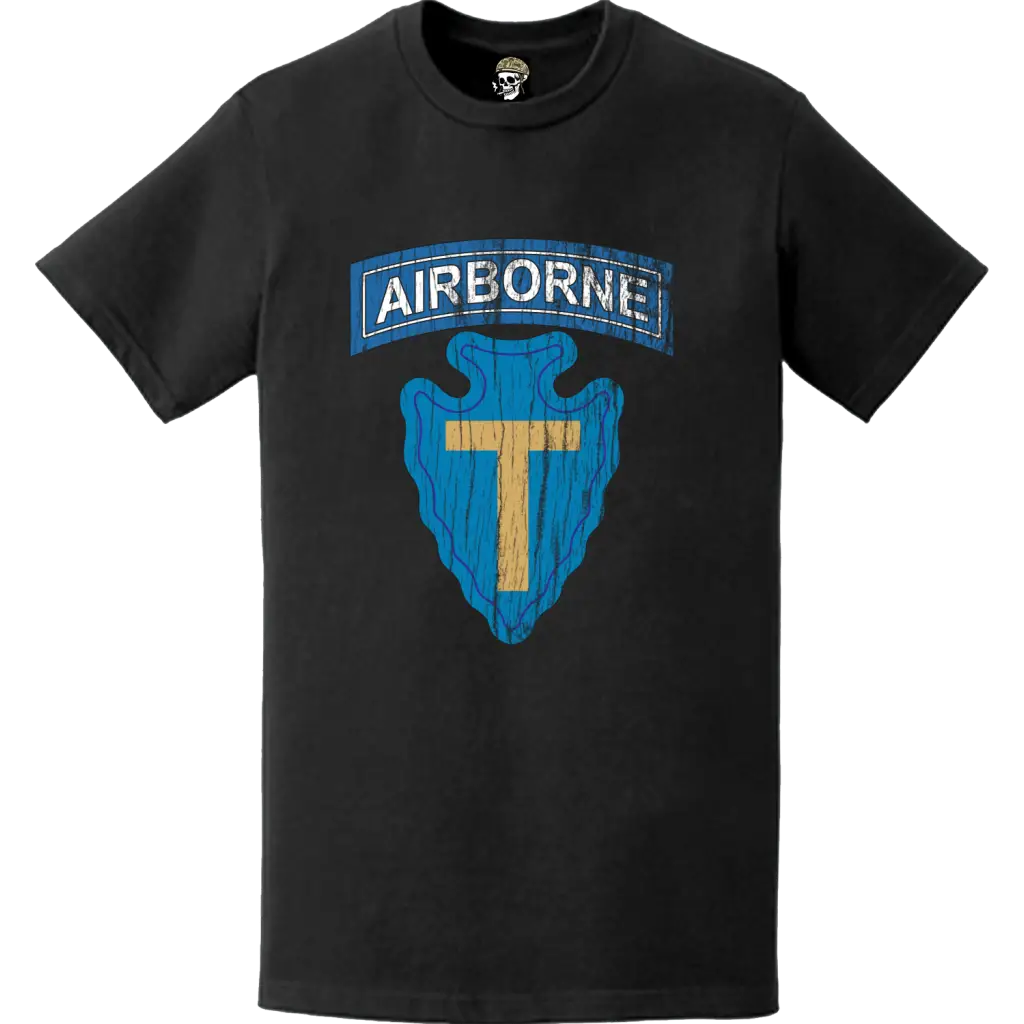 Distressed 71st Airborne Brigade Logo Emblem T-Shirt Tactically Acquired   