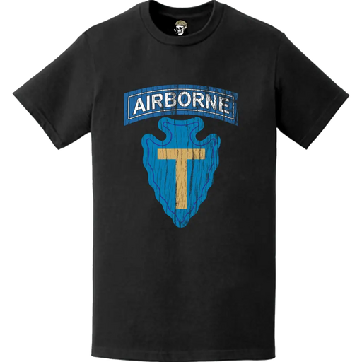 Distressed 71st Airborne Brigade Logo Emblem T-Shirt Tactically Acquired   