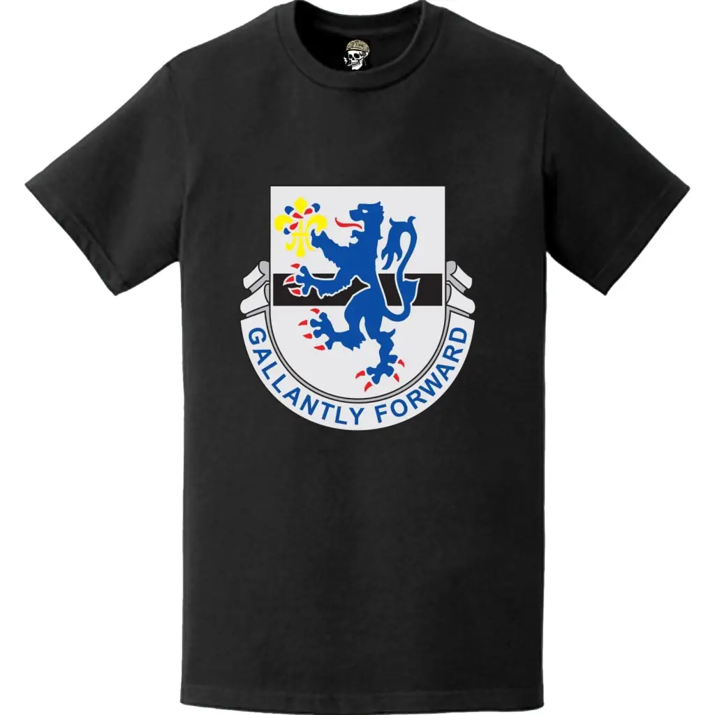 Distressed 71st Cavalry Regiment Logo Emblem T-Shirt Tactically Acquired   