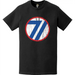 Distressed 71st Infantry Division (71st ID) SSI Logo Crest T-Shirt Tactically Acquired   