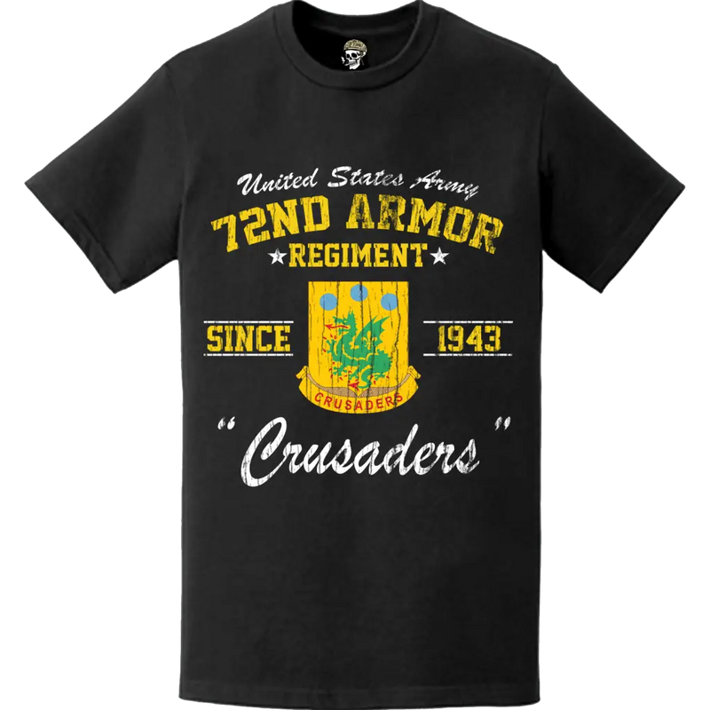 Distressed 72nd Armor Regiment Since 1943 Legacy T-Shirt