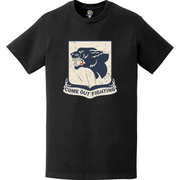 Distressed 761st Tank Battalion Emblem T-Shirt Tactically Acquired   
