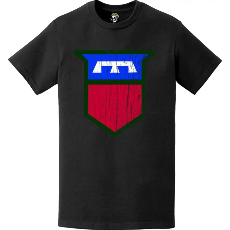 Distressed 76th Infantry Division (76th ID) SSI Logo Crest T-Shirt