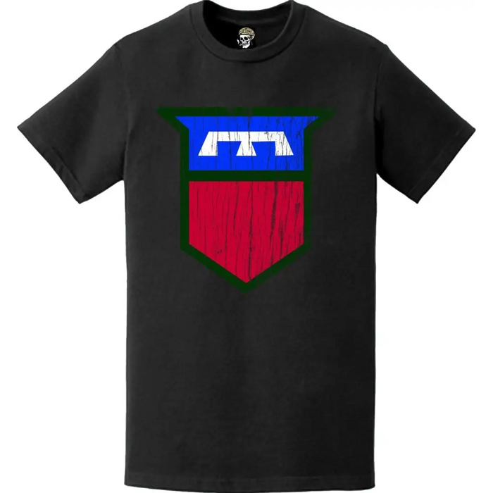 Distressed 76th Infantry Division (76th ID) SSI Logo Crest T-Shirt Tactically Acquired   