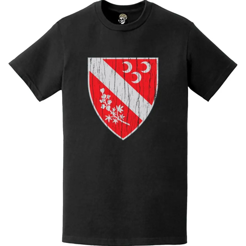 Distressed 7th Field Artillery Regiment Emblem Crest T-Shirt