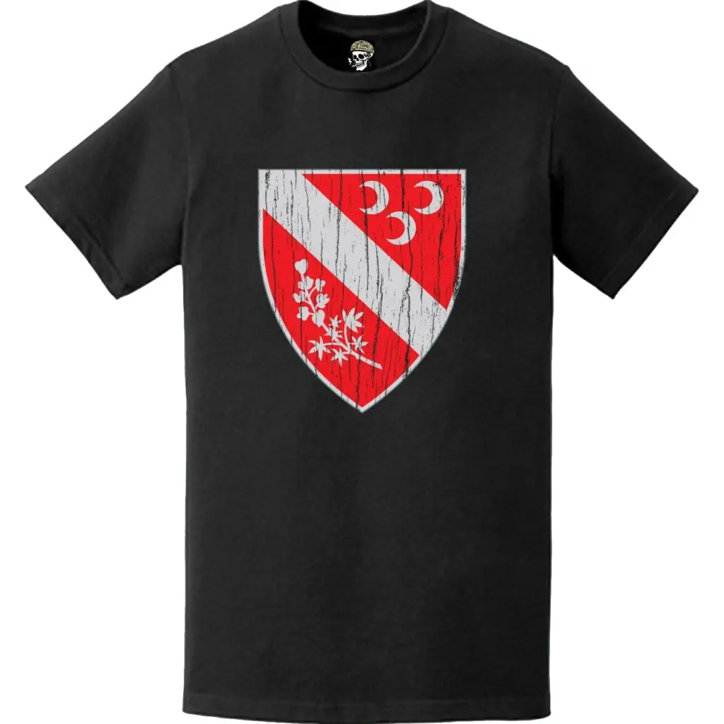 Distressed 7th Field Artillery Regiment Emblem Crest T-Shirt - U.S ...