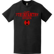 Distressed 7th Infantry Division (7th ID) Bulge T-Shirt Tactically Acquired   
