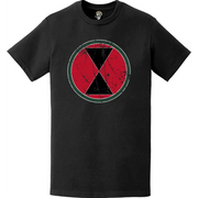 Distressed 7th Infantry Division (7th ID) CSIB Logo T-Shirt Tactically Acquired   