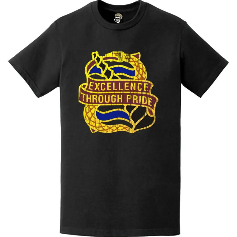 Distressed 803rd Medical Group Emblem Logo T-Shirt
