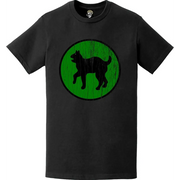 Distressed 81st Infantry Division (81st ID) SSI Logo Crest T-Shirt Tactically Acquired   