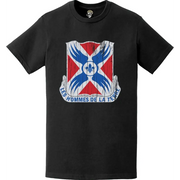 Distressed 877th Engineer Battalion Logo Emblem T-Shirt Tactically Acquired   