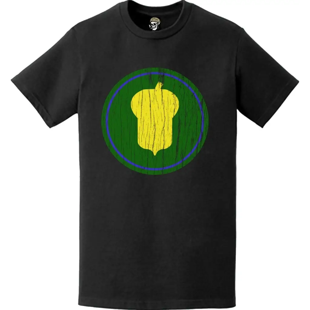 Distressed 87th Infantry Division (87th ID) SSI Logo Crest T-Shirt Tactically Acquired   