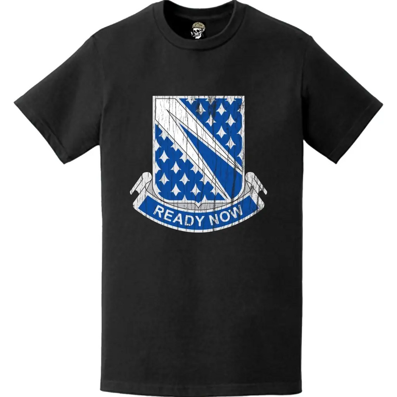 Distressed 89th Cavalry Regiment Logo Emblem T-Shirt
