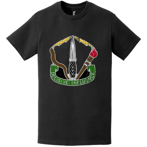 Distressed 8th PSYOP Group (A) Logo Emblem Insignia T-Shirt Tactically Acquired   