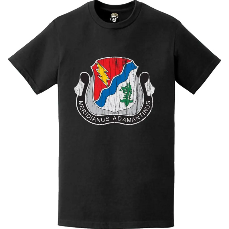 Distressed 98th Cavalry Regiment Logo Emblem T-Shirt