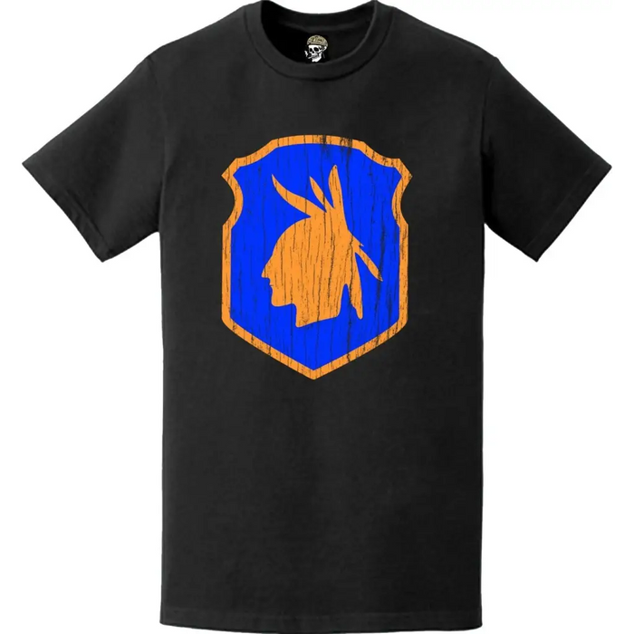 Distressed 98th Infantry Division (98th ID) SSI Logo Crest T-Shirt Tactically Acquired   