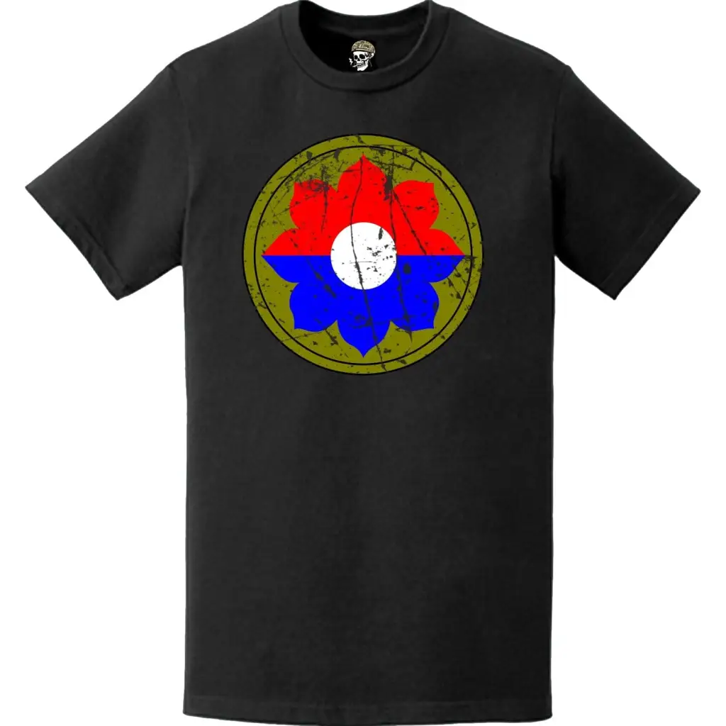 Distressed 9th Infantry Division (9th ID) SSI Logo T-Shirt Tactically Acquired   