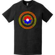 Distressed 9th Infantry Division Old Reliables Circle Crest T-Shirt Tactically Acquired   