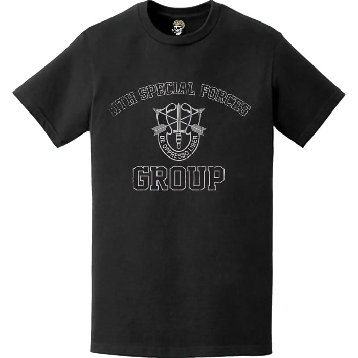 Distressed De Oppresso Liber 11th SFG(A) T-Shirt Tactically Acquired   