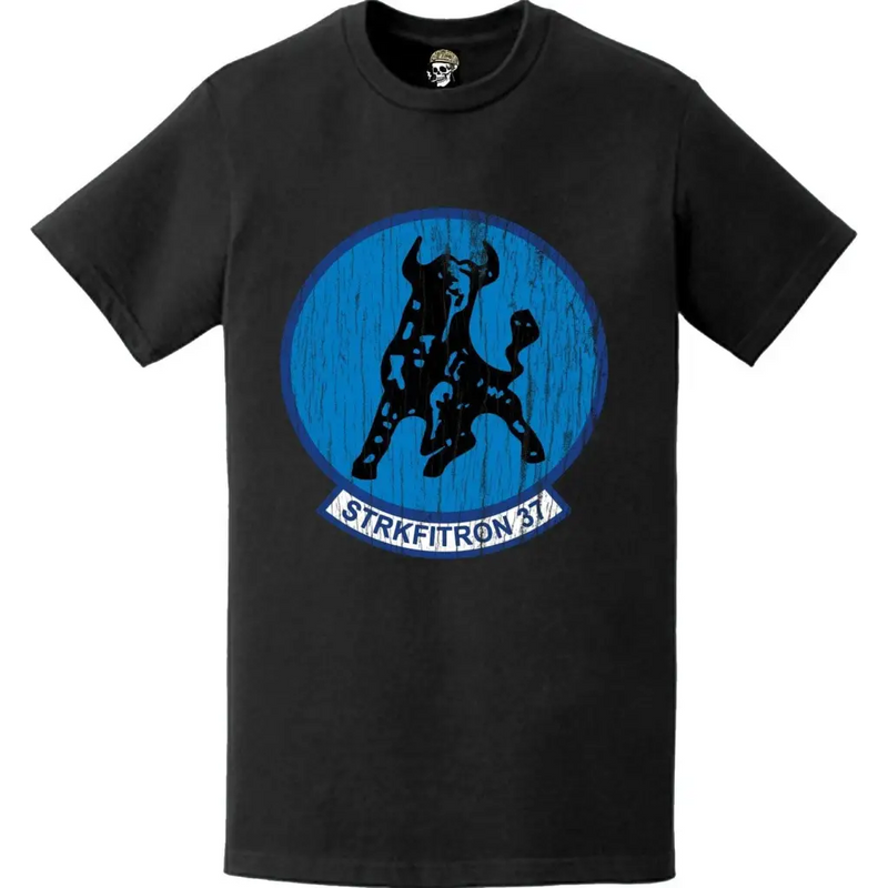 VF-37戦闘飛行隊エンブレムTシャツ（ダメージ加工）