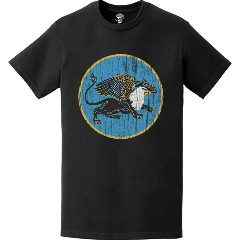 ダメージ加工 ファイター飛行隊831 (VF-831) ロゴエンブレム Tシャツ