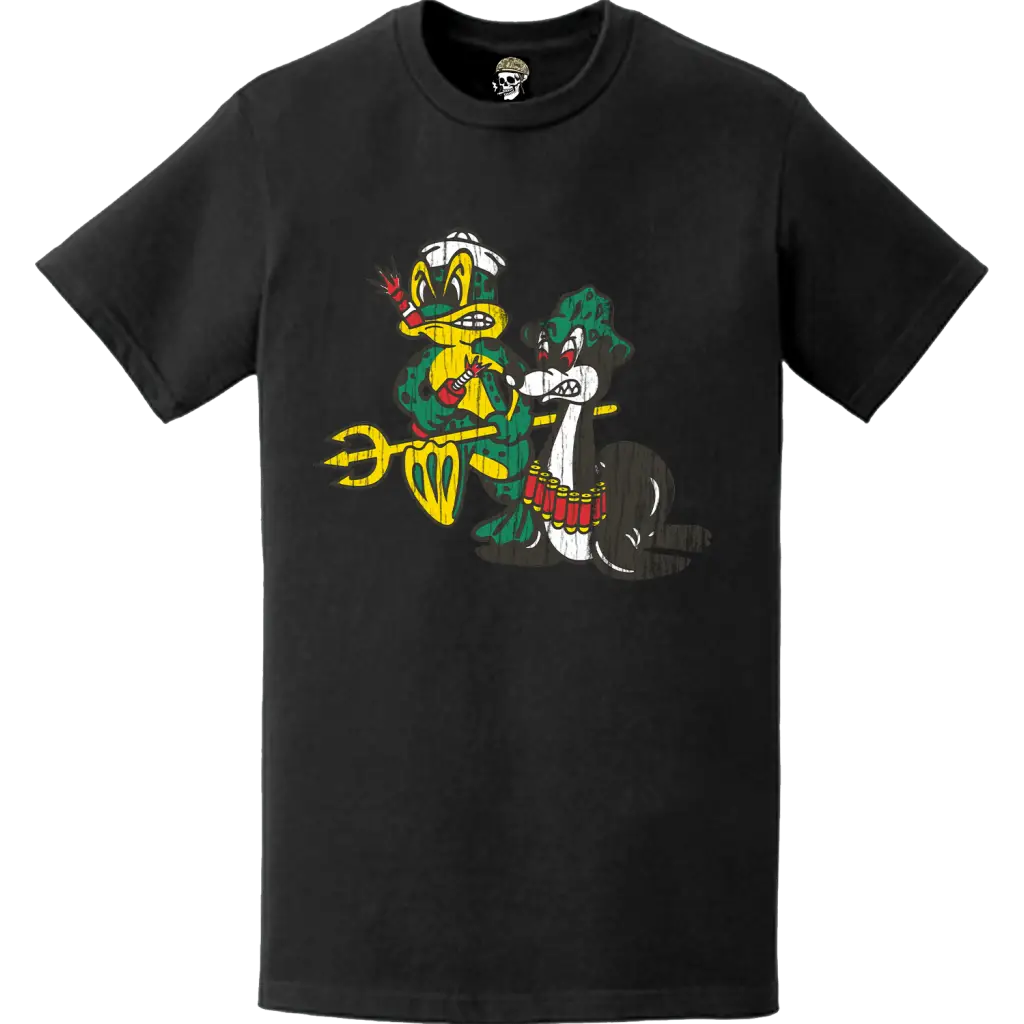 Distressed Freddy and Sammy U.S. Navy UDT T-Shirt Tactically Acquired   