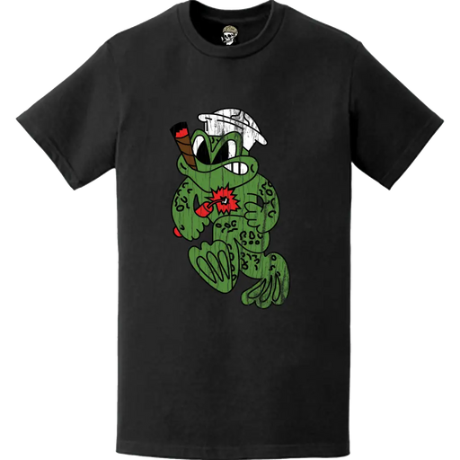 Distressed Freddy the Frog U.S. Navy UDT Logo Emblem T-Shirt Tactically Acquired   