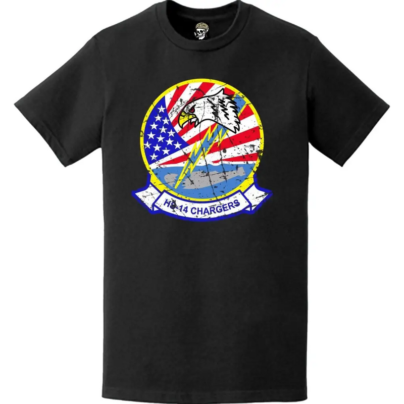 Distressed HS-14 "Chargers" Logo T-Shirt