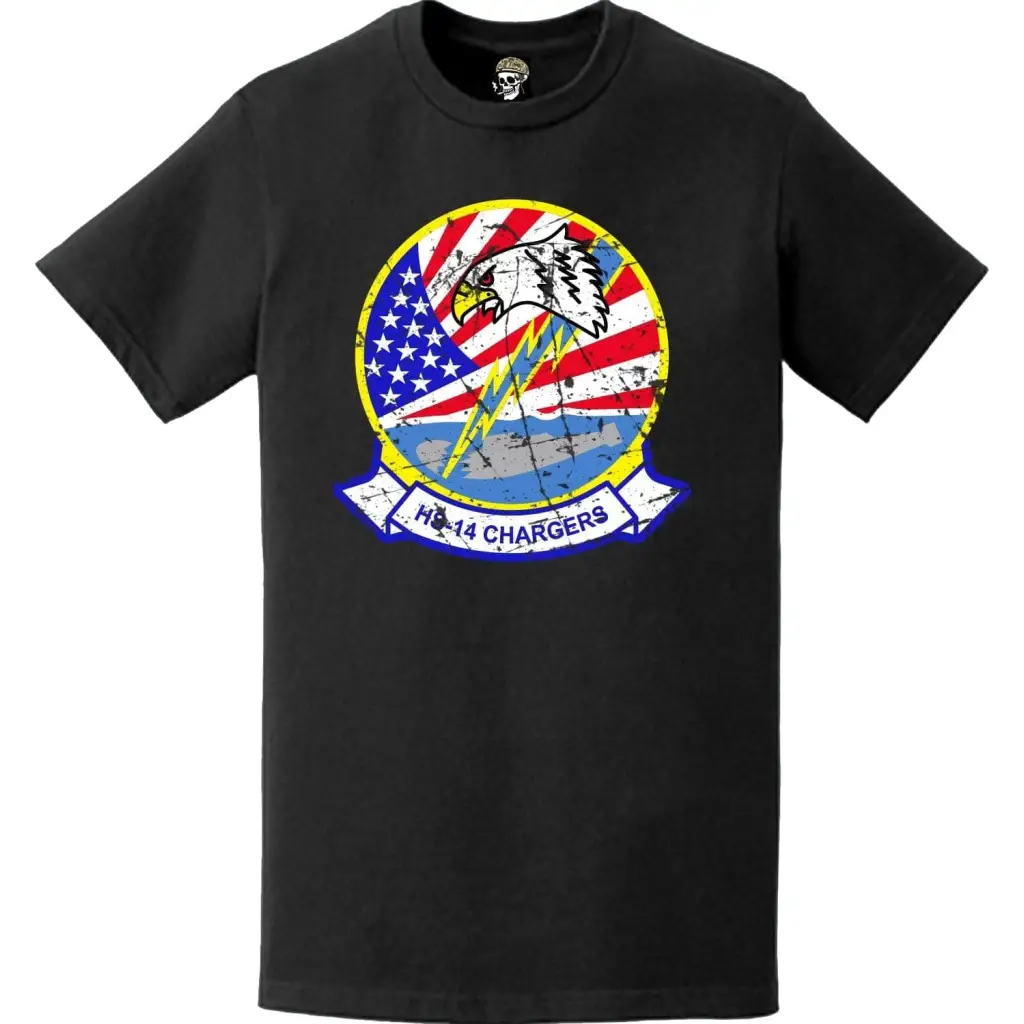 Distressed HS-14 "Chargers" Logo T-Shirt Tactically Acquired   