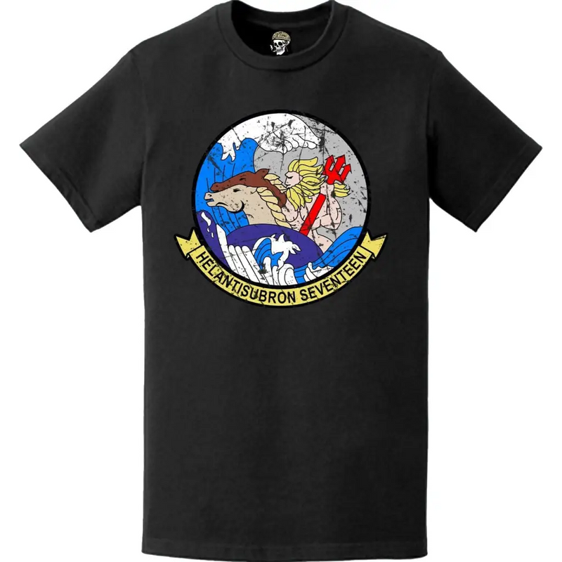 Distressed HS-17 "Neptune's Raiders" Logo T-Shirt