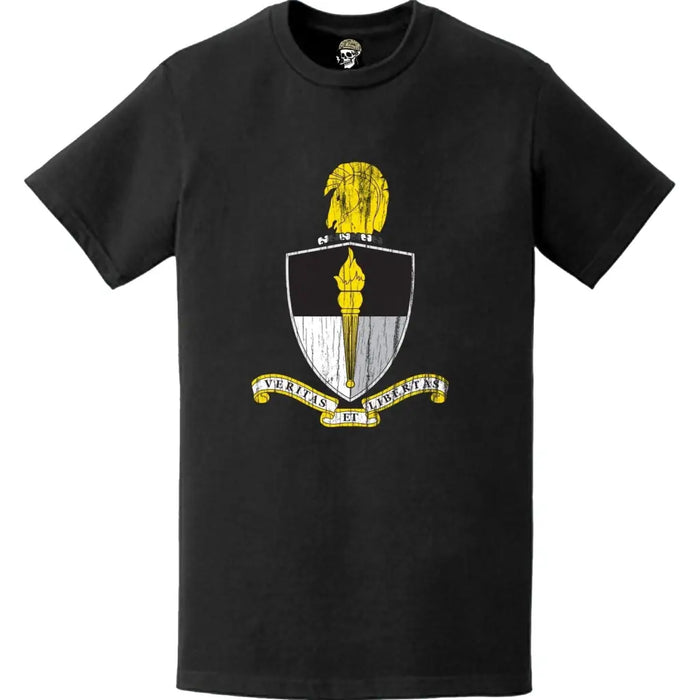 Distressed JFK Special Warfare Center (SWCS) Logo T-Shirt Tactically Acquired   