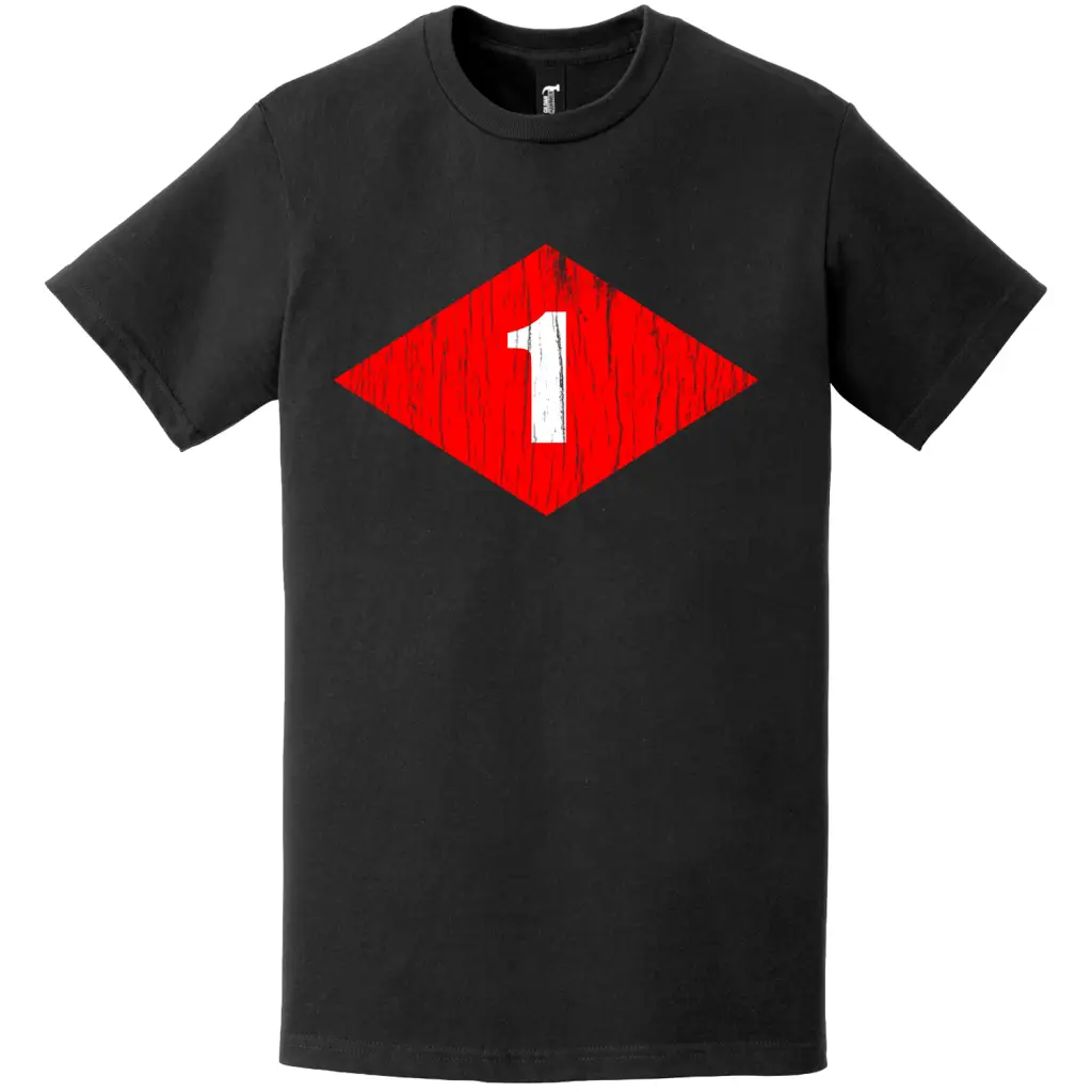 Distressed Naval Mobile Construction Battalion 1 (NMCB-1) Beep T-Shirt Tactically Acquired   