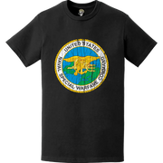 Distressed Naval Special Warfare Command (NSWC) Logo Emblem T-Shirt Tactically Acquired   