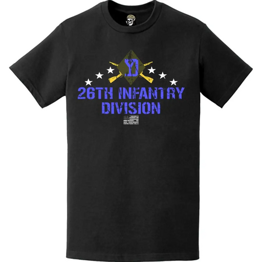 Distressed Patriotic 26th Infantry Division (26th ID) T-Shirt Tactically Acquired   