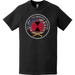 Distressed Patriotic 7th Infantry Division American Flag Crest T-Shirt Tactically Acquired   