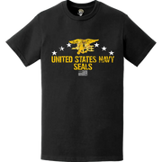 Distressed Patriotic U.S. Navy SEALs T-Shirt Tactically Acquired   