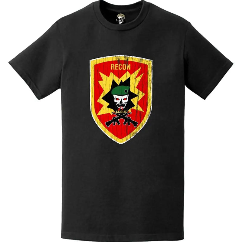 Distressed Recon Scouts Vietnam War T-Shirt