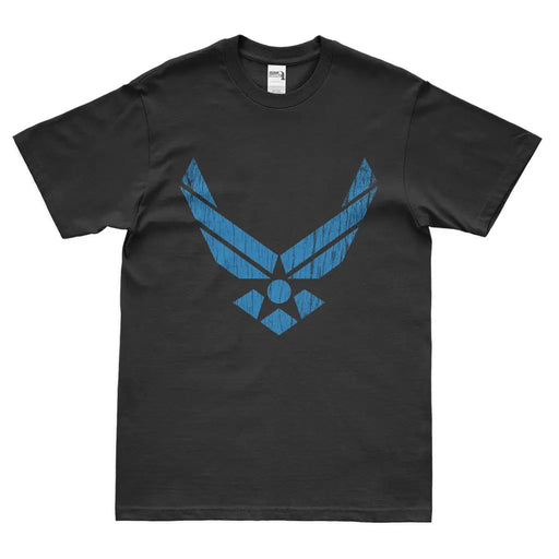 Distressed U.S. Air Force Branch Logo Emblem T-Shirt Tactically Acquired   