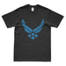 Distressed U.S. Air Force Branch Logo Emblem T-Shirt Tactically Acquired   