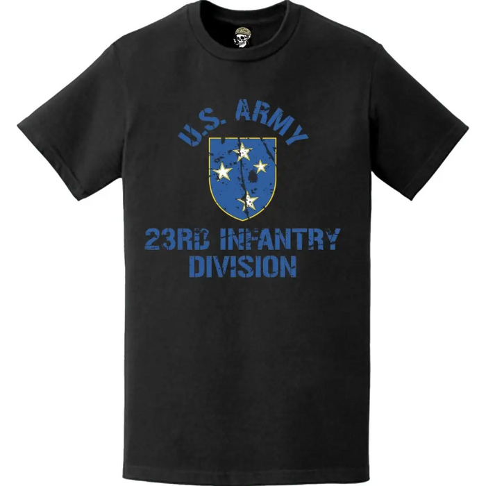 Distressed U.S. Army 23rd Infantry Division (23rd ID) T-Shirt Tactically Acquired   