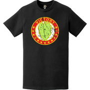 Distressed U.S. Army 24th Infantry Division (24th ID) DUI Logo T-Shirt Tactically Acquired   