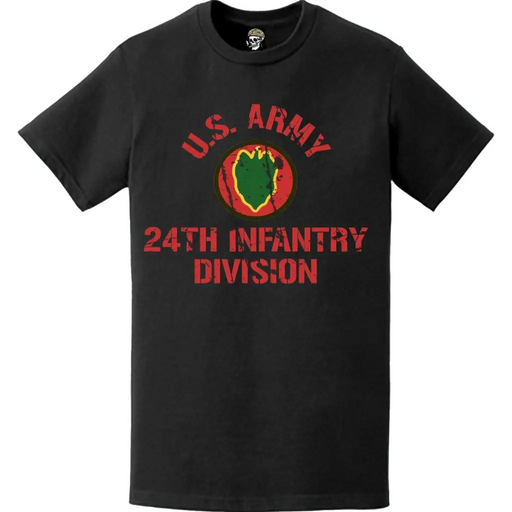 Distressed U.S. Army 24th Infantry Division T-Shirt Tactically Acquired   