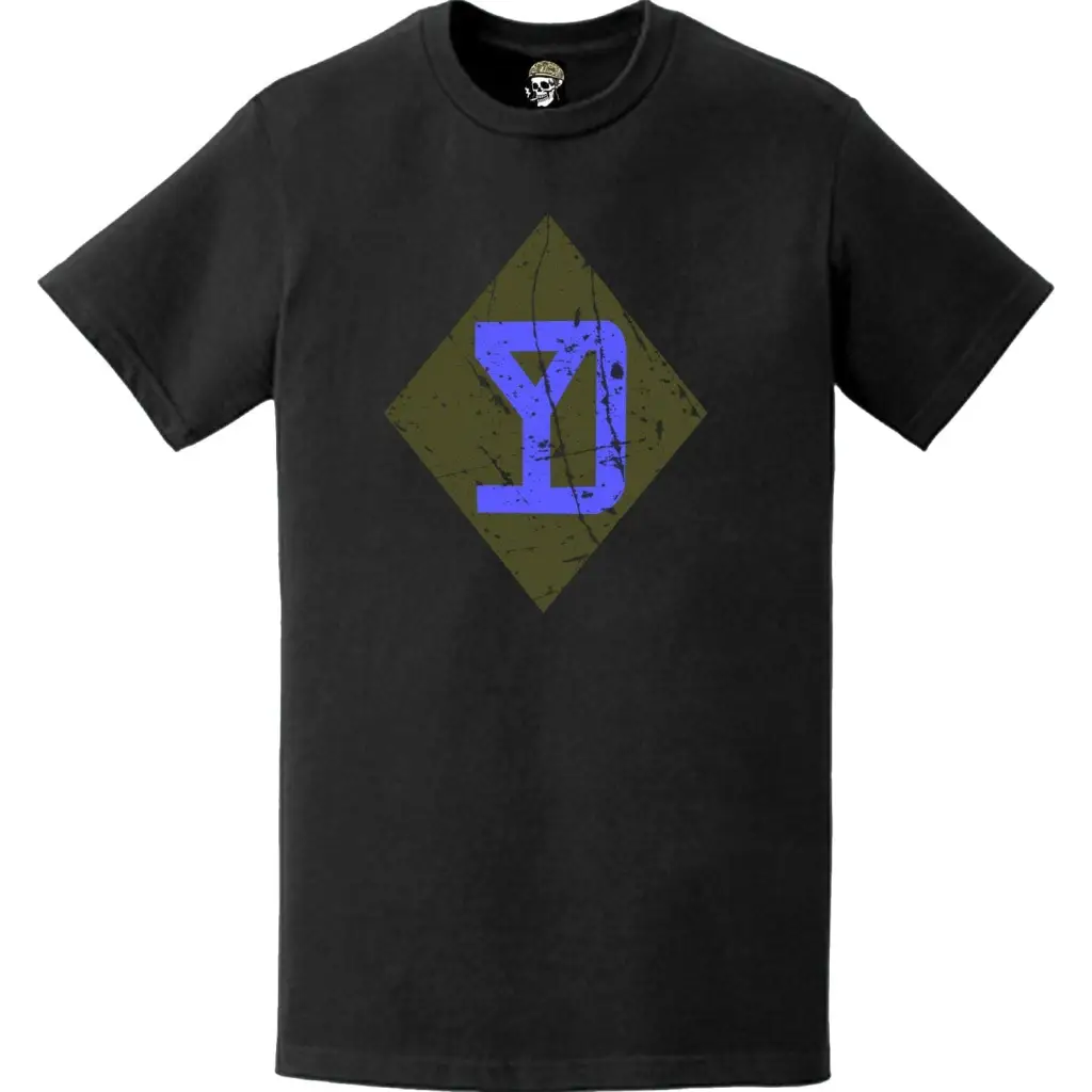 Distressed U.S. Army 26th Infantry Division (26th ID) SSI Logo T-Shirt Tactically Acquired   