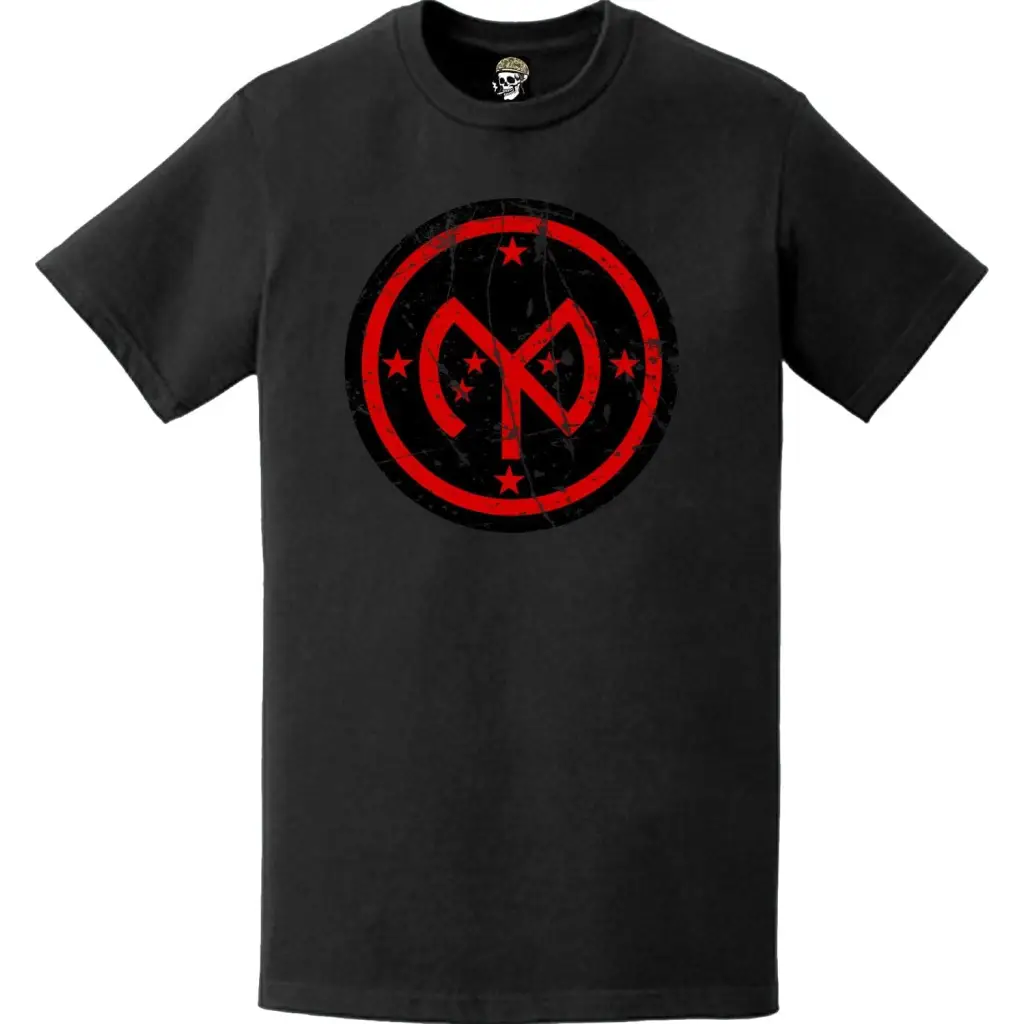Distressed U.S. Army 27th Infantry Division (27th ID) SSI Logo T-Shirt Tactically Acquired   