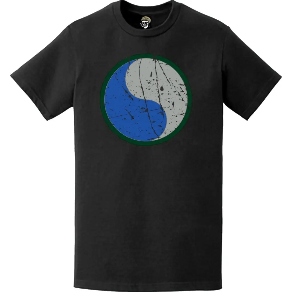 Distressed U.S. Army 29th Infantry Division (29th ID) SSI Logo T-Shirt Tactically Acquired   